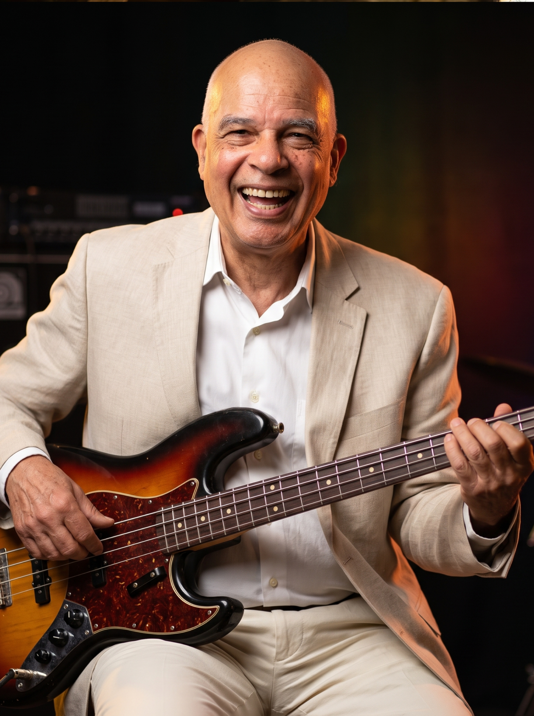 Fergus Blaxcot, bassist, lyricist and composer with The Blaxcots, pictured as a member of the Scottish-rooted alternative rock band.